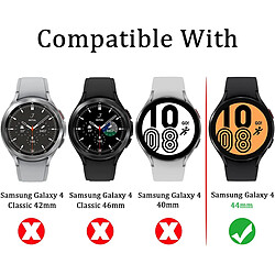 4-Pack Protecteur d'écran pour Samsung Galaxy Watch 4 (44mm), 2.5D 9H Dureté Protecteur d'écran en Verre Trempé pour Galaxy Watch 4 (44mm) Smartwatch