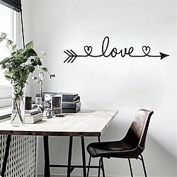 Avis Wewoo Sticker mural 2 PCS LOVE Motif DIY Famille Maison Décoratif Amovible Stickers Muraux