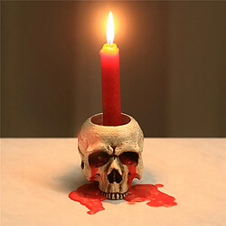 Bougeoir Crying Skull Candlestick Taper