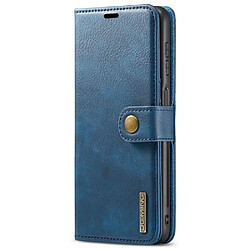 Etui en PU DG.MING magnétique avec support bleu pour votre Samsung Galaxy A13 4G