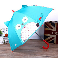 mignon animal de bande dessinée enfants parapluie automatique coupe-vent portable hibou