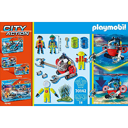 Avis Playmobil® PLAYMOBIL 70142 - City Action Agents de fonds marins avec cloche de plongée