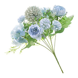 7head Faux Pivoine Fleur Artificielle Main Fleur De Mariage Décor Lac Bleu pas cher