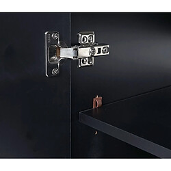 Acheter Mendler Lavabo + meuble sous évier HWC-D16, meuble sous vasque, poli miroir 60cm ~ noir