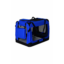 dibea tb10031 Chien Pliable Transport Voiture Box Sacoche pour Petits Animaux (Taille et Couleur au Choix), Bleu