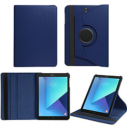 Xeptio Housse Samsung Galaxy Tab S3 9.7 pouces rotative - Etui coque bleu navy