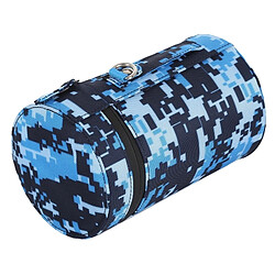 Avis Wewoo Housse Étui à lentilles de couleur camouflage avec à glissière en tissu pour objectif d'appareil photo reflex numérique, taille: 16x10x10cm (bleu)