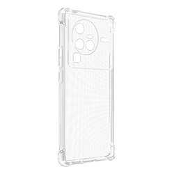 Avizar Coque Vivo X80 Pro Silicone Gel Flexible Fine et Légère Transparent