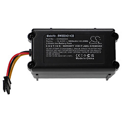 vhbw Batterie remplacement pour Bagotte BONA18650-MF1 pour aspirateur, robot électroménager (3000mAh, 14,4V, Li-ion)