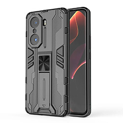 Coque en TPU antichoc avec béquille noir pour votre Honor 60 Pro