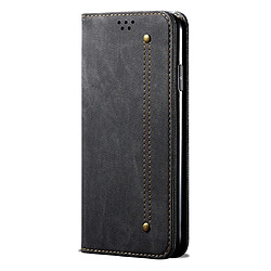 Wewoo Housse Coque Pour Galaxy A50s / A50 / A30s Etui en cuir à rabat horizontal de style décontracté avec supportfentes cartes et porte-monnaie noir