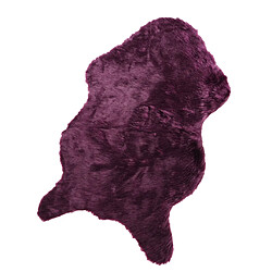 antidérapant imitation laine fourrure tapis chaise coussin chambre faux tapis violet pas cher