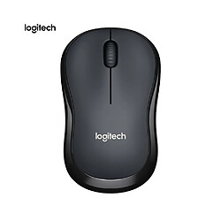 Souris Logitech M220 Wireless Wifi Mouse Souris d'ordinateur mobile silencieuse et ergonomique avec récepteur 2.4G, gris