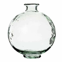 Vase Design en Verre Khem 27cm Transparent