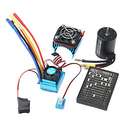 3100KV Brushless Motor Upgrade Brushless Combo Set Pour 1/16 1/10 RC Car 120A pas cher