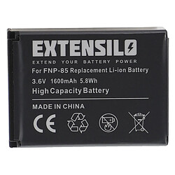 Vhbw EXTENSILO 3x Batteries compatible avec Fuji / Fujifilm FinePix SL1000, SL240, F305, SL260 appareil photo, reflex numérique (1600mAh, 3,6V, Li-ion)