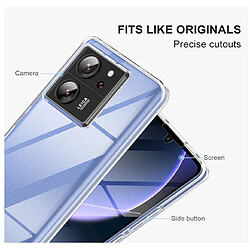 Acheter Htdmobiles Coque pour Xiaomi 13T / 13T Pro 5G - housse etui silicone gel fine 360 integrale (avant et arriere) + film ecran - TRANSPARENT