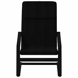 Acheter Maison Chic Chaise de relaxation | Fauteuil relax avec repose-pied Noir Tissu -GKD54390