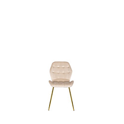 Vivaldi Chaise LUCKY Beige Velours