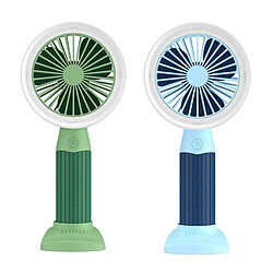 Mini Ventilateur Personnel Portatif Ventilateur Portable Rechargeable USB Refroidisseur de Conception de Contraste de Couleur Réglable à 3 Vitesses