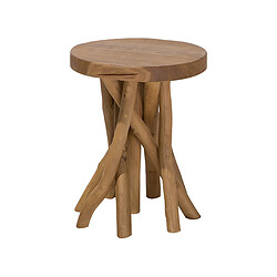 Beliani Table de chevet en bois MERRITT