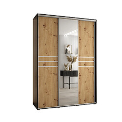 Abiks Meble Armoire Davos 11 À Portes Coulissantes 235,2/170/45 3 Portes