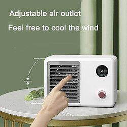 Avis Personnels Refroidisseur D'air, 3-en-1 Silencieux Rétro Portable Mini Climatiseur, 400ml Par Évaporation Refroidisseur D'air Humidificateur