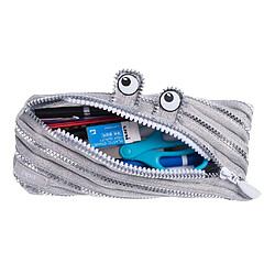 Zipit Trousse Monstre Porte-crayon Silver