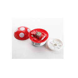 YP Select Mini aspirateur de poussière de table mignon, en forme de champignon nouvel aspirateur de bureau d'angle portable Mini aspirateur de poussière d'aspirateur mignon-ROUGE