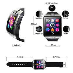 Universal Nouvelle montre intelligente Bluetooth Q18 Lecteur de musique MP3 avec écran tactile Support caméra TF/SIM pour téléphone Android | Lecteur MP3