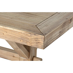 Acheter Pegane Table à manger, table de repas en bois coloris naturel - longueur 200 x profondeur 100 x Hauteur 80 cm