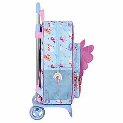 Avis Cartable à roulettes My Little Pony Wild & free Bleu Rose 33 x 42 x 14 cm