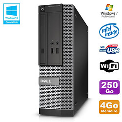 PC Dell Optiplex 3020 SFF Intel G3220 3GHz 4Go Disque 250Go DVD Wifi W7 - Occasion