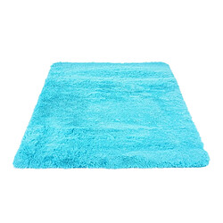 Mendler Tapis HWC-F69, Shaggy tapis à poils longs, tissu/textile doux et moelleux 160x120cm ~ turquoise