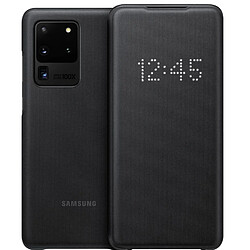 Étui Samsung Galaxy S20 Ultra Rabat Translucide Led View Cover Original Noir