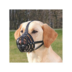 TRIXIE Museliere Julius-K9 - Peau de buffle - 34cm - Noir - Pour chien