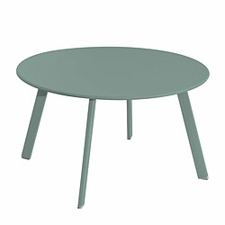 BigBuy Home Table d'appoint Marzia Vert Acier 70 x 70 x 40 cm