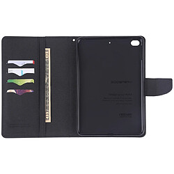 Acheter Wewoo Housse Étui Coque en cuir à rabat horizontal FANCY DIARY pour iPad Mini 2019avec porte-cartes et porte-cartesavec porte-monnaie Noir