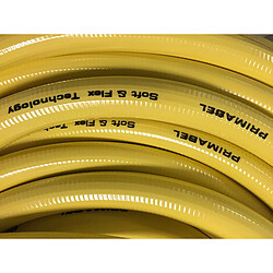 Tuyau d'arrosage souple multicouche d25 mm x 25 m - jaune - 194268 - TRICOFLEX