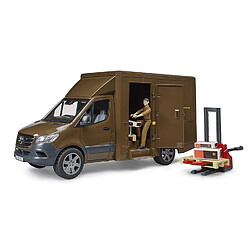 Acheter Bruder Camion UPS Mercedes Benz Sprinter avec conducteur et accessoires