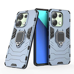 Htdmobiles Coque pour Xiaomi Redmi Note 13 4G - housse etui rigide anti choc + verre trempe - BLEU FONCE