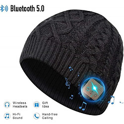 Bluetooth Chapeau Cadeau de Noël - Unisexe Music Bonnet Bluetooth Chapeau Cadeaux Hommes Original