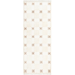 Vidal Tapis de couloir en laine 211x81 beige Darya