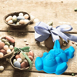 3D Lapin de Pâques Lapin Silicone Gâteau Moule Moule Plateau Décorations Fondant Gâteau Mousse Moule pour La Maison de Boulangerie