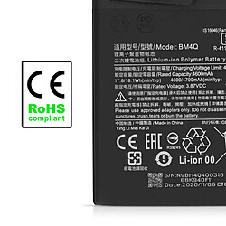 Acheter Avizar Batterie Interne pour Xiaomi Poco F2 Pro 4600 mAh Compatible Remplace BM4Q