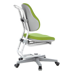 Siège de bureau enfant Rovo / Siège pivotant BUGGY en tissu Atlantic vert kiwi pas cher