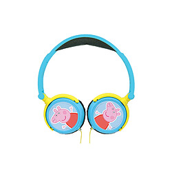 Lexibook Casque stéréo filaire pliable Peppa Pig avec limitation de volume d'écoute