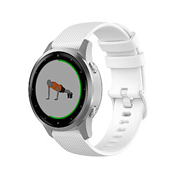 Bracelet de montre de remplacement pour Garmin Vivoactive 4S / Vivomove 3S Accessoires de montre Blanc