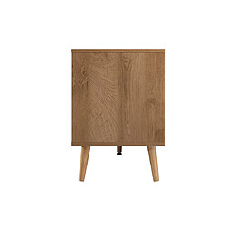 Bestmobilier Goto - meuble tv - bois - 140 cm pas cher