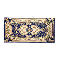 Acheter Beliani Tapis baroque bleu marine 80 x 150 cm GAZIANTEP